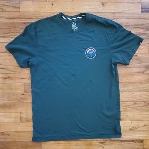 Vans mens large forest green t shirt
